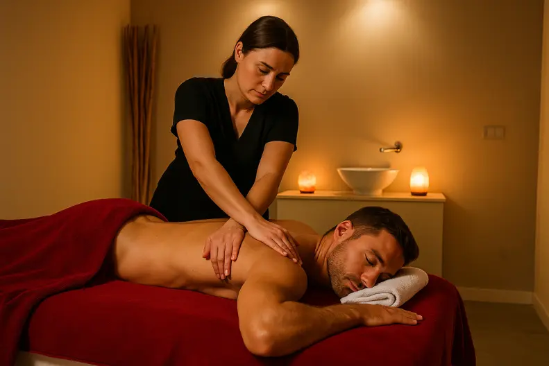 Como influye el masaje en el etres